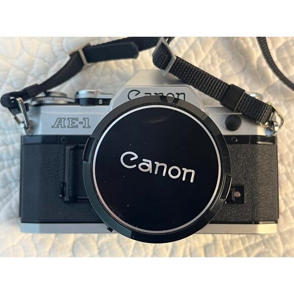 Canon AE-1 FD 50mm f/1.8 with Flash in Case Owners Manual and Gadg-IT Bag TESTED - Picture 5 of 15